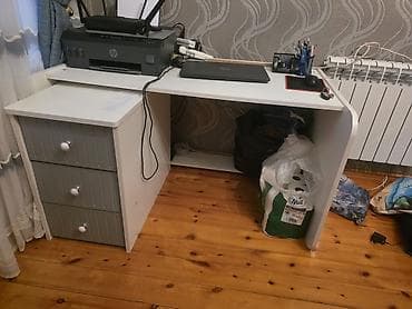 komputer setup: Çoxfunksiyalı Transformator Beşik / Çarpayı və Yazı Masası Dəsti — 2