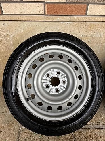 r15 disk teker: 4 ədəd komplekt təkər diski və şin Tayota karolla elantira bu modelere — 8