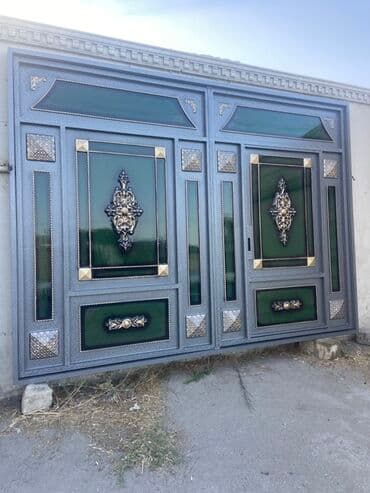 qapi ucun bezekler: Yeni Metal Həyət darvazası, Yana açılan, Kredit var, Ödənişli quraşdırma, Rayonlara çatdırılma, Ödənişli çatdırılma, Ünvandan götürmə — 3