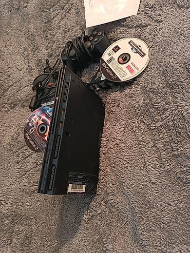 ucuz radiator: PlayStation 2 Slim (SCPH‑700xx seriyası) Dəst: - PS2 Slim konsolu - 1 — 5