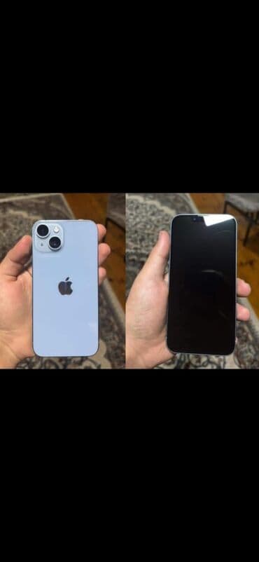 IPhone 14, 128 GB, Mavi, Barmaq izi, Face ID — 2