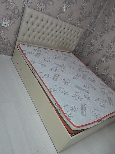 islenmis taxt: İşlənmiş, İkinəfərlik çarpayı, Bazalı, Matras ilə, Siyirməsiz — 4