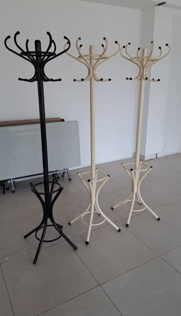 вешалка для вещей: Metal asılqan – döşəmə tipi - Material: qalın divarlı metal boru, toz — 6