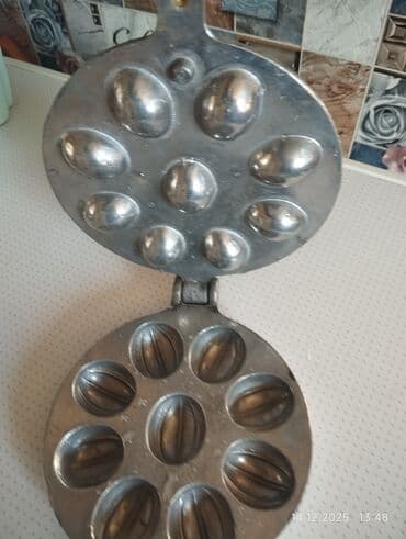 zal tavan fiqurlari: Şirniyyət qəlibləri, rəng - Gümüşü, Metal, Fiqur — 2