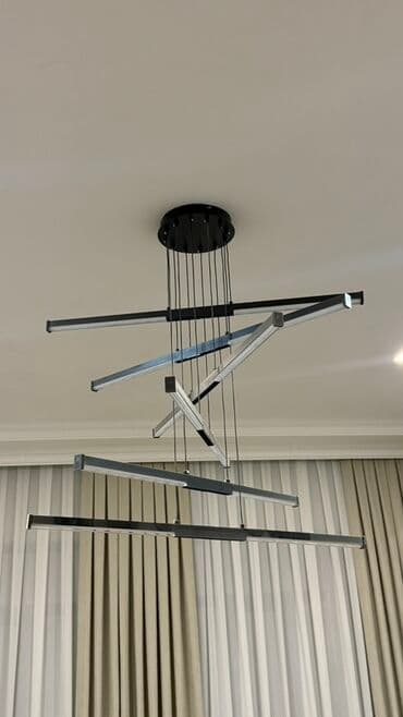 светодиодное табло бегущая строка: Led Çılçıraq, 4 və daha çox lampa, Metal — 8