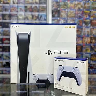 Sony PlayStation 5 konsolu + DualSense gamepad - Rəsmi PS5 qutusu lalafo.az -da Sony PlayStation 5 konsolu + DualSense gamepad - Rəsmi PS5 qutusu