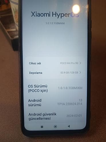 realme 9 pro plus: Poco M4 Pro 5G, 128 GB, rəng - Qara, Barmaq izi — 1