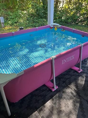 ☀️ Yayın ən gözəl hədiyyəsi – Hovuz! 💦3.×2 Pink model İsti havalarda