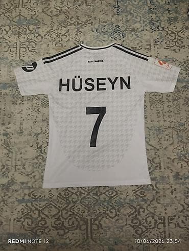 Futbolkalar: Futbolka, Adidas, S, rəng - Ağ — 2
