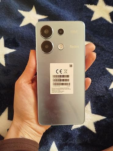 redmi note 13 pro qiyməti: Xiaomi Redmi smartfon - Arxa panel: Göy rəngli, Redmi loqosu. Üçlü — 2
