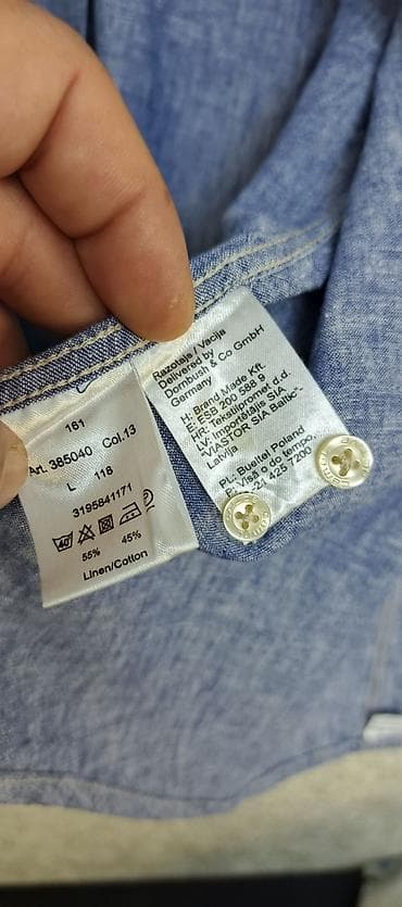alt geyimi: Рубашка Немецкого брэнда Camel active. Размер XL . Германия. Материал — 6