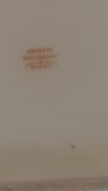 Tort və şiriniyyat qabı, rəng - Mavi, Keramika — 2