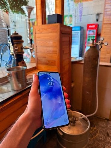 xiaomi not 10 s: Samsung Galaxy A55 5G, rəng - Qara, Barmaq izi — 1