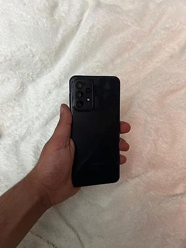 iphone 15 qara: Samsung Galaxy A23 5G, 64 GB, rəng - Qara, Sensor, Barmaq izi, Face ID — 4
