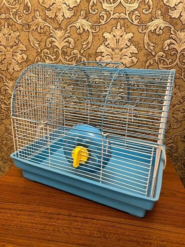 tutu kuşu: Xamyak üçün qəfəs - Material: möhkəm metal barmaqlıqlar və plastik — 2