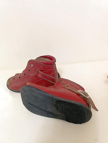 supinatorlu uşaq səndəlləri: Rəng - Qırmızı Ortopedik ayaqqabılar, Ölçü: 20, Uniseks — 2