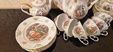 qedimi serviz: Çay dəsti, Farfor, 6 nəfərlik, Almaniya — 5