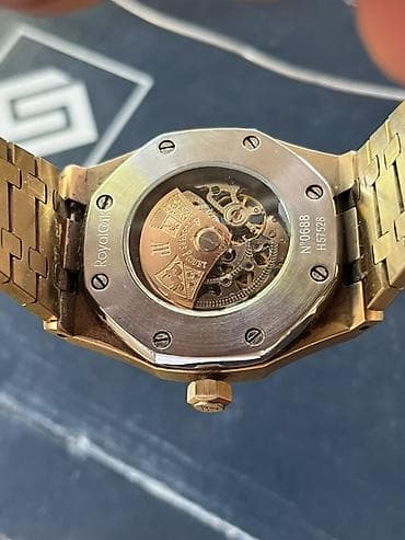 saatlarin alişi ve satişi: Qol saatı, Audermars Piguet, rəng - Qızılı — 5