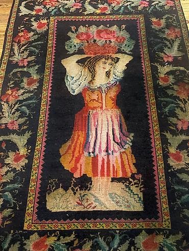 qarabağ xalcası: QARABAĞ XALÇASI. 50illik xalçadı əldə toxumadı, sənət əsəri demək — 2