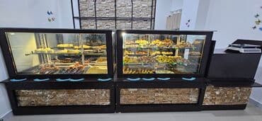 Ticarət tərəziləri: Vitrinli şirniyyat və xəmir məhsulları üçün tam funksional mağaza — 1