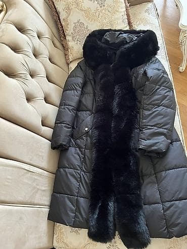 Qadınlar üçün uzun qış palto - Rəng: qara - Model: quilt (romb lalafo.az -da Qadınlar üçün uzun qış palto - Rəng: qara - Model: quilt (romb