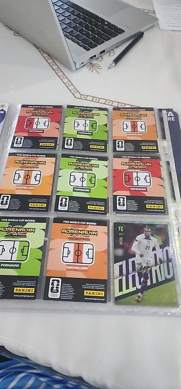 fifine: Toplam 135 eded Panini FIFA 365 Adrenalyn XL futbol kartları albomu – — 7