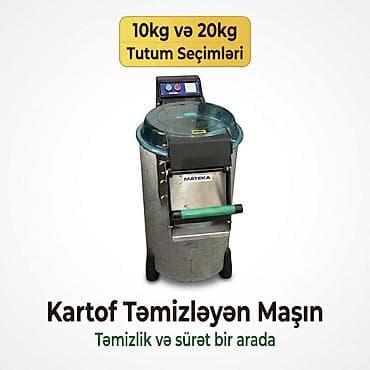 Kartof təmizləyən maşın 🏗️ Material və Quruluş Brend və Keyfiyyət