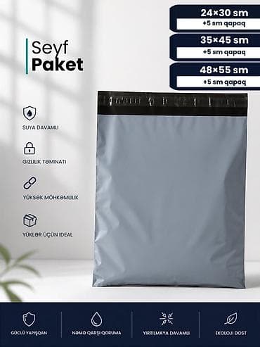 Paketləmə aparatları: Kargo Paketi (Seyf Paket) ✔ Boz çöl, qara görünməyən iç ✔ Güclü və — 1