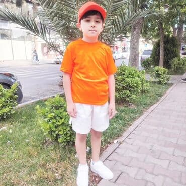 hörümçək adam şəkilli uşaq futbolkası: Rəngli futbolka. 3-14 yaş — 5