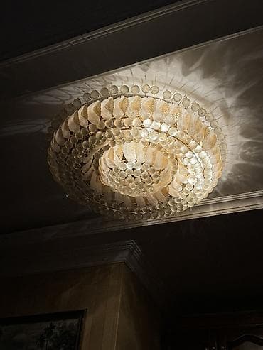 bra isiqlar: Çılçıraq, 10 və daha çox lampa, Metal — 5