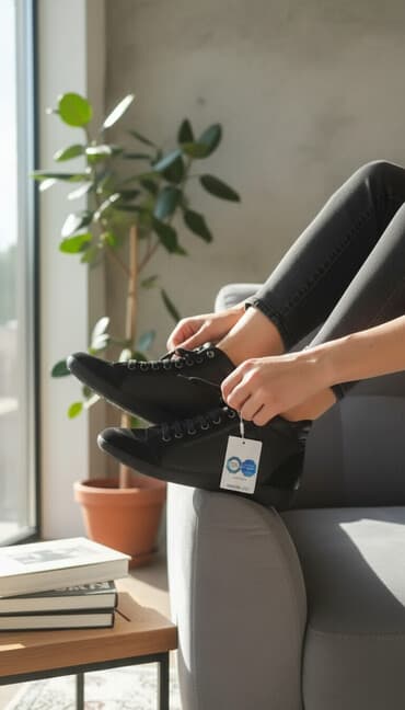 Məhsul: Qara rəngdə kişi krossovkası/snikeri - Material: üst hissə