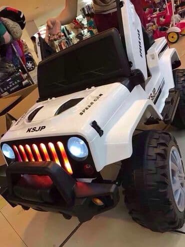 maşınlar uşaq üçün: 8 yaşa qədər uşaqlar Ucun Super Jeep KSJP🤩 Ölçüləri : 128x 75 x 80 sm — 3