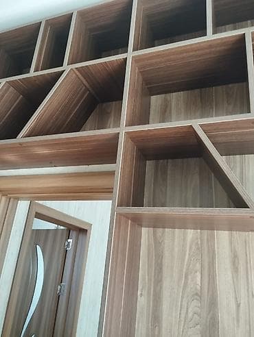 Ofis dolabları: Ofis mebel dəsti – masa, kitab rəfi və ergonomik kreslo - Material — 3