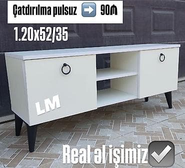 stend: TV STEND / TV altı Yeni və sifarişlə. Qiymət : 90₼ Ölçü  — 2