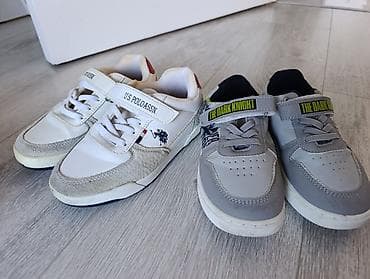 boks krasovkası: Rəng - Ağ Krossovkalar, Polo, Ölçü: 30, Oğlan üçün — 1