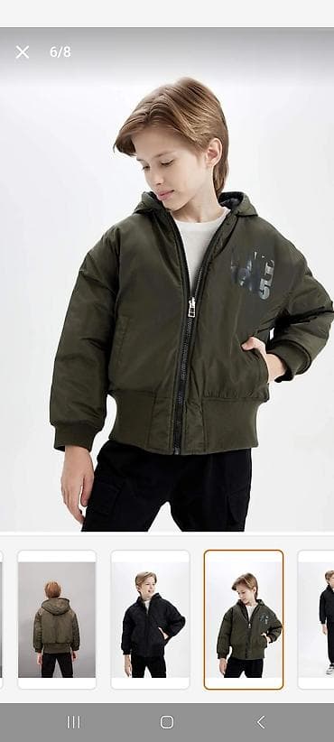 kollec jaketi: Jaket, Oğlan üçün, 9 - 10 yaş, Defacto — 1