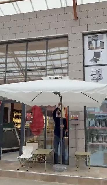 avtomobil üstü çadır: 35azn baslayan Qatlanan tent və böyük terras çətiri Məhsul təsviri: - — 3