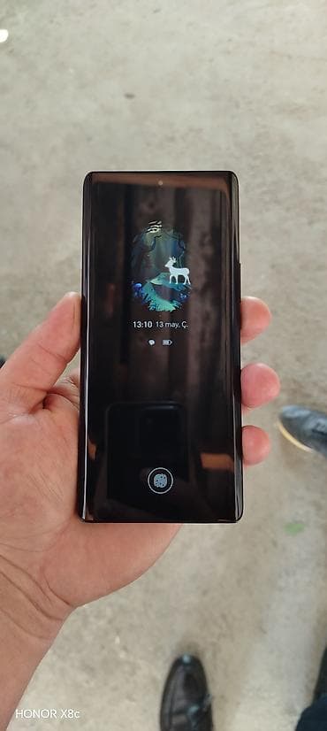 камера видеонаблюдения: Honor X9a, 128 ГБ, цвет - Серый, Отпечаток пальца — 1