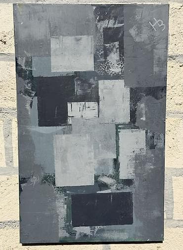 pişik şəkilləri: Hüseyn Bağırov — 50x80 sm Orijinal Əl İşi Kətan Tablo Rəssam Hüseyn — 1