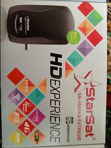 StarSat SR-4080HD Extreme rəqəmsal peyk qəbuledicisi Xüsusiyyətlər: -