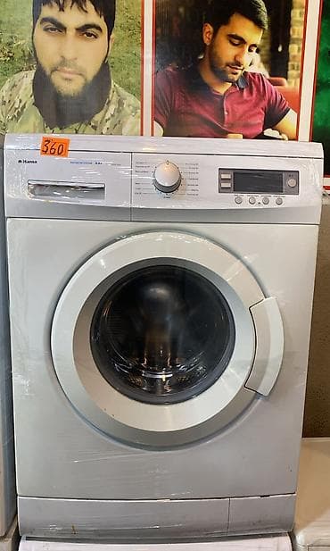 Hansa önyükləməli paltaryuyan maşın - Ön qapılı, paslanmayan polad