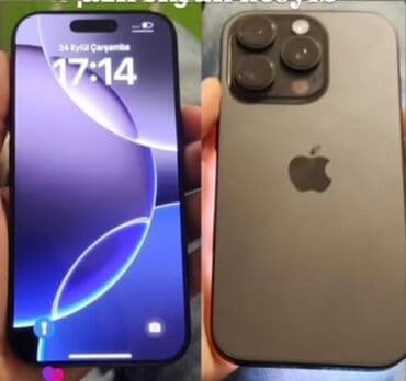 IPhone 16 Pro, 128 GB, Qara, Simsiz şarj