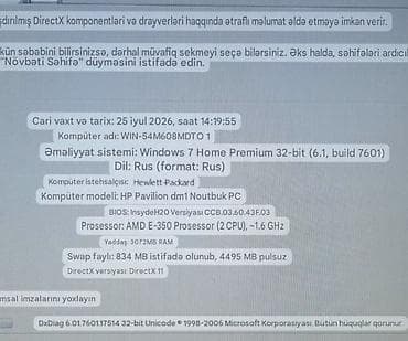 adaptırlar: HP Pavilion dm1 netbuku salam işləmişdi bir prablemi zaryatqac — 6