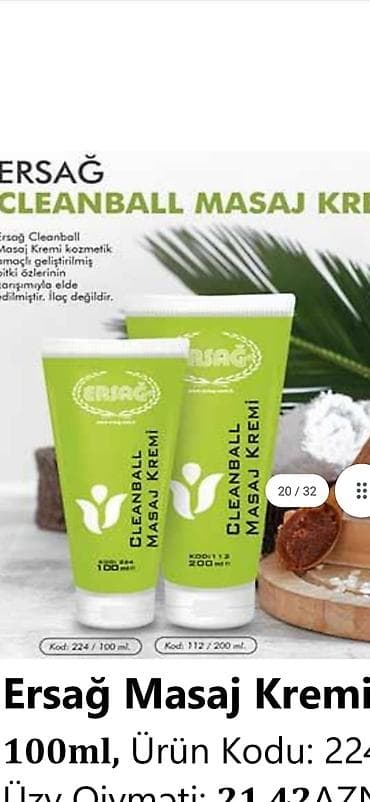 Şəxsi əşyalar: Hər evə usaqdan böyüyə hamiya lazim olacaq masaj kiremi — 2