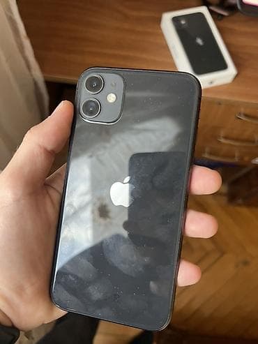 iphone 11 satisi: IPhone 11, 64 GB, Qara, Face ID — 1