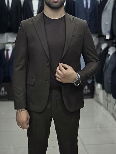 Костюмы: Kişi Kostyum Dəsti – Klassik və Slim Fit - Üç rəng seçimi: tünd — 3