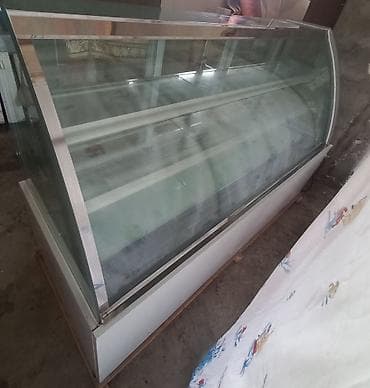 Mağaza vitrin soyuducusu – şüşəli vitrindən ibarət peşəkar soyutma — 1