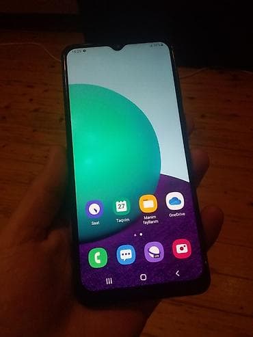 Samsung Galaxy A02, 32 GB, rəng - Mavi, İki sim kartlı