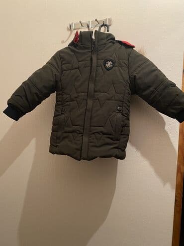 Dəstlər: Uşaq qış gödəkçələri – 2 ədəd 1) Qəhvəyi kapüşonlu gödəkçə - Ön — 2