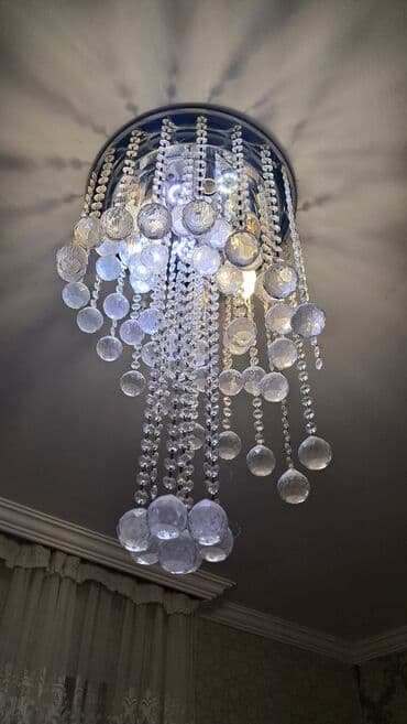 duz lampası: Çılçıraq, 10 və daha çox lampa, Metal — 3